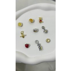 Pandora bileklik uyumlu charm |Altın kaplama 