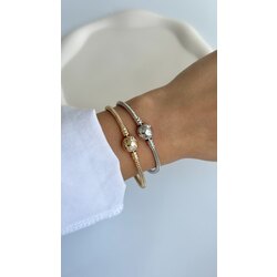 Pandora mickey taşlı bileklik |Altın kaplama