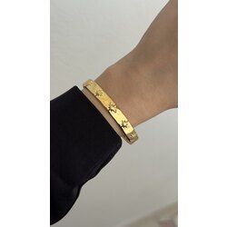 Vintage motifli kelepçe |Çelik