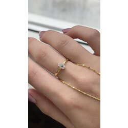 Fatma ana eli minimal yüzük | 925 gümüş
