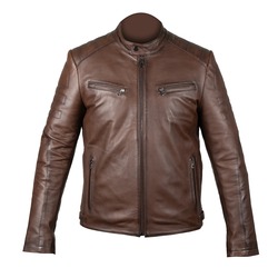  %100 Hakiki Fındık Kahve Slim Fit Erkek Mont 