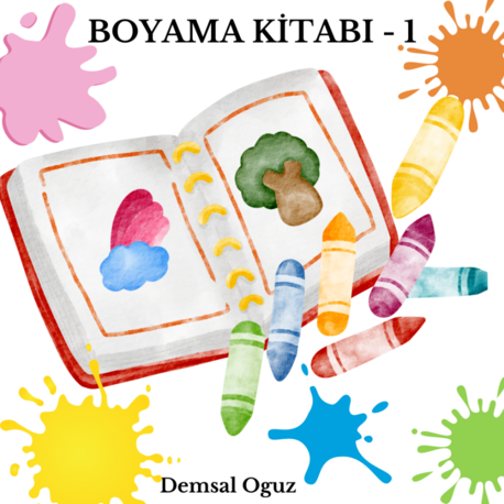 Boyama Kitabı - 1 | Eğitici Çocuk Kitabı