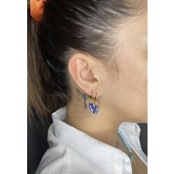 (O002) LAPİS LAZULİ SİLİNDİR KÜPE (çift)