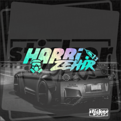 Harbi Zehir Hologram Sticker