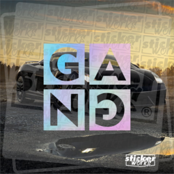 Gang Hologram Sticker