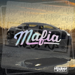 Mafia Hologram Sticker