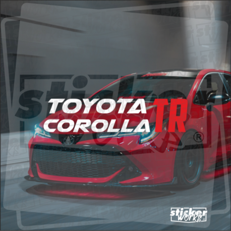 Toyota Corolla Tayfa TR Sticker
