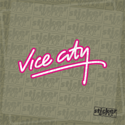 Ön Cam Vice City Sticker