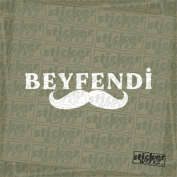 Beyfendi Sticker