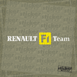 Renault F1 Team Sticker