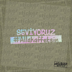 Seviyoruz Allahaffetsin Hologram Sticker