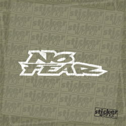 No Fear Sticker