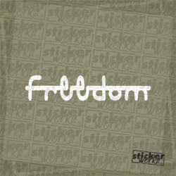 Freedom Sticker