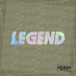 Legend Hologram Sticker
