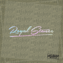 Royal Stance Hologram Sticker