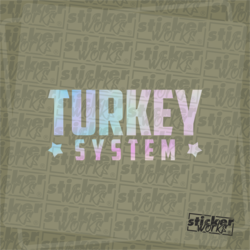 Turkey System Hologram Sticker