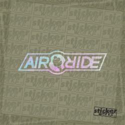 Air Ride Hologram Sticker