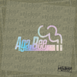 Aga Bee Hologram Sticker