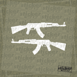 2 Adet Ak47 Sticker
