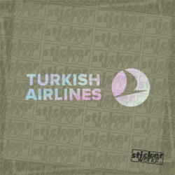 Hologram Türk Hava Yolları Sticker