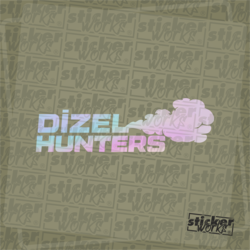 Dizel Hunters Hologram Sticker