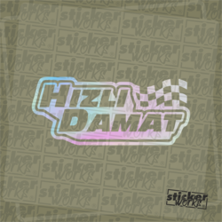 Hızlı Damat Hologram Sticker