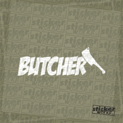 Butcher Sticker