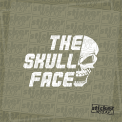The Skull Face Sticker