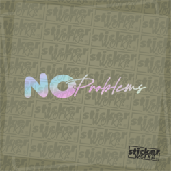 No Problems Hologram Sticker