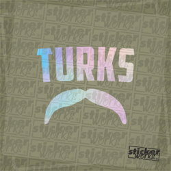 Turks Hologram Sticker