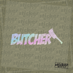 Butcher Hologram Sticker