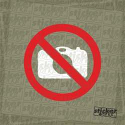 Fotoğraf Çekmek Yasaktır Sticker