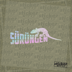 Sürüngen Hologram Sticker