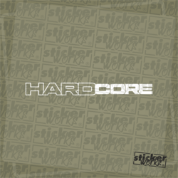 Hard Core Sticker