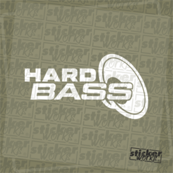 Hard Bass Sticker
