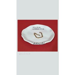 dokulu oval sunumluk silikon kalıp