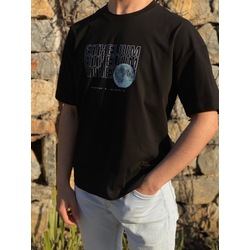 Over-sized T-shirt Black Color Premium Quality