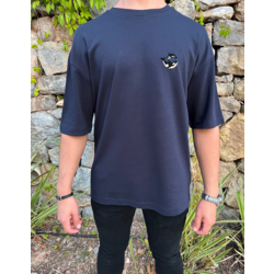 Over-sized T-shirt Navy Blue Color Premium Quality
