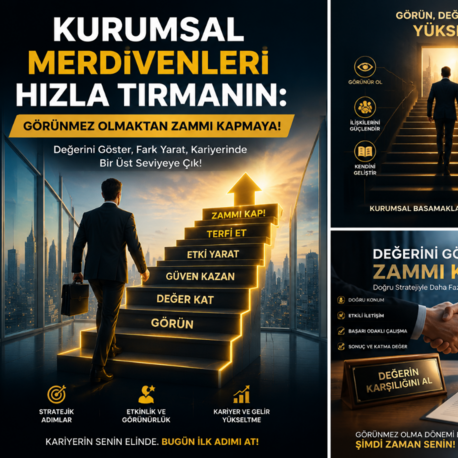 Kurumsal Merdivenleri Hızla Tırmanın: Görünmez Olmaktan Zammı Kapmaya!