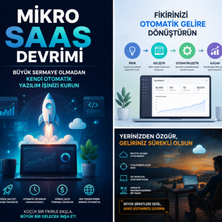 Mikro SaaS Devrimi Büyük Sermaye Olmadan Kendi Otomatik Yazılım İşinizi Kurun