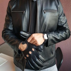 Siyah Sürücü Eldiveni