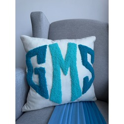 KİŞİYE ÖZEL MONOGRAM YASTIK KILIFI