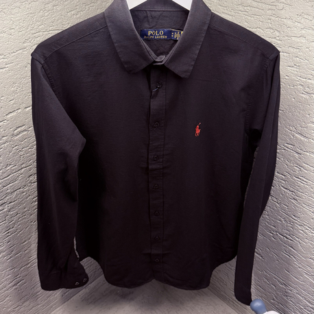 POLO RALPH LAUREN NAKIŞ LOGO KETEN GÖMLEK 
