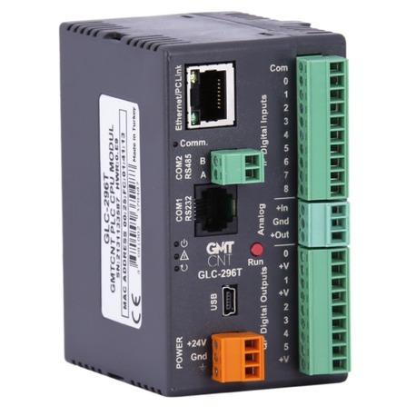 GmtCnt GLC-296T ,9D1A/6P1A Ethernet Plc Cpu Modül