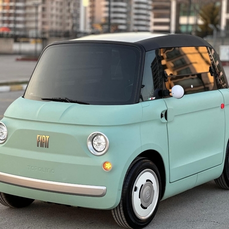 Fiat Topolino Beyaz Dikiz Aynası Kapakları