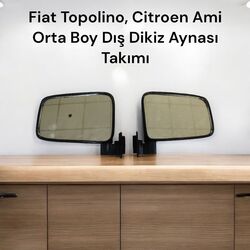 Citroen Ami, Fiat Topolino Orta Boy Dış Dikiz Aynası Takımı