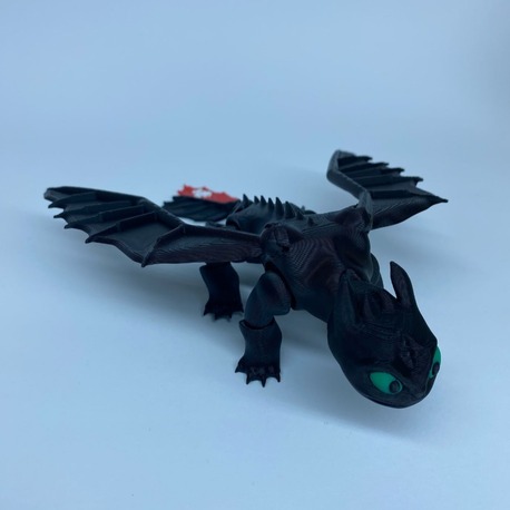 Ejderhanı Nasıl Eğitirsin Dişsiz Gecenin Öfkesi Nıght Fury 16 cm