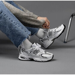 New Balance 530 Lifestyle White-Sılver