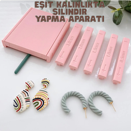 Silindir yapma aparatı (Set halinde)