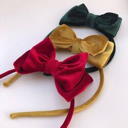 Silk velvet prenses tacı 